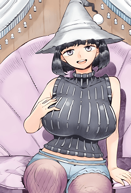 魔女最后和那個客人一起。 。 。